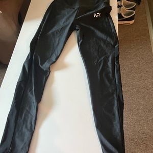 Never worn ryderwear black cheetah leggings